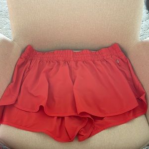 Tracker V Lululemon shorts